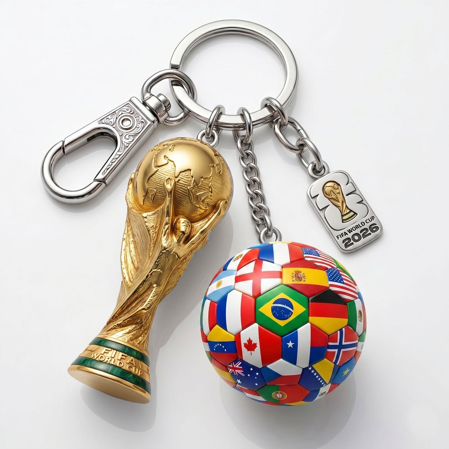 ⚽✨2PCS  World Cup 2026 Keychain
