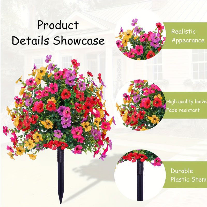 🔥Last Day: 60% OFF🔥Artificial Eucalyptus and Violet Ground-Insert Floral Decoration
