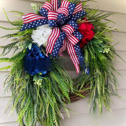 🌸Handcrafted Hydrangea Wreath – The Perfect All-Season Front Door Decor