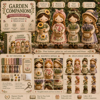 🎁Last Day 49%🧵 Tiny Worlds Collection – Patchwork DIY Kit Series